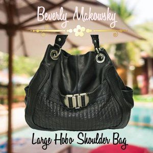 Gorgeous B. Makowsky Large Hobo Shoulder Bag